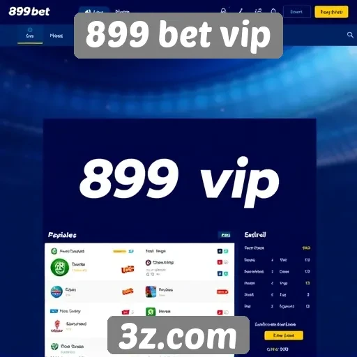 Navegação e usabilidade do site 899 bet vip